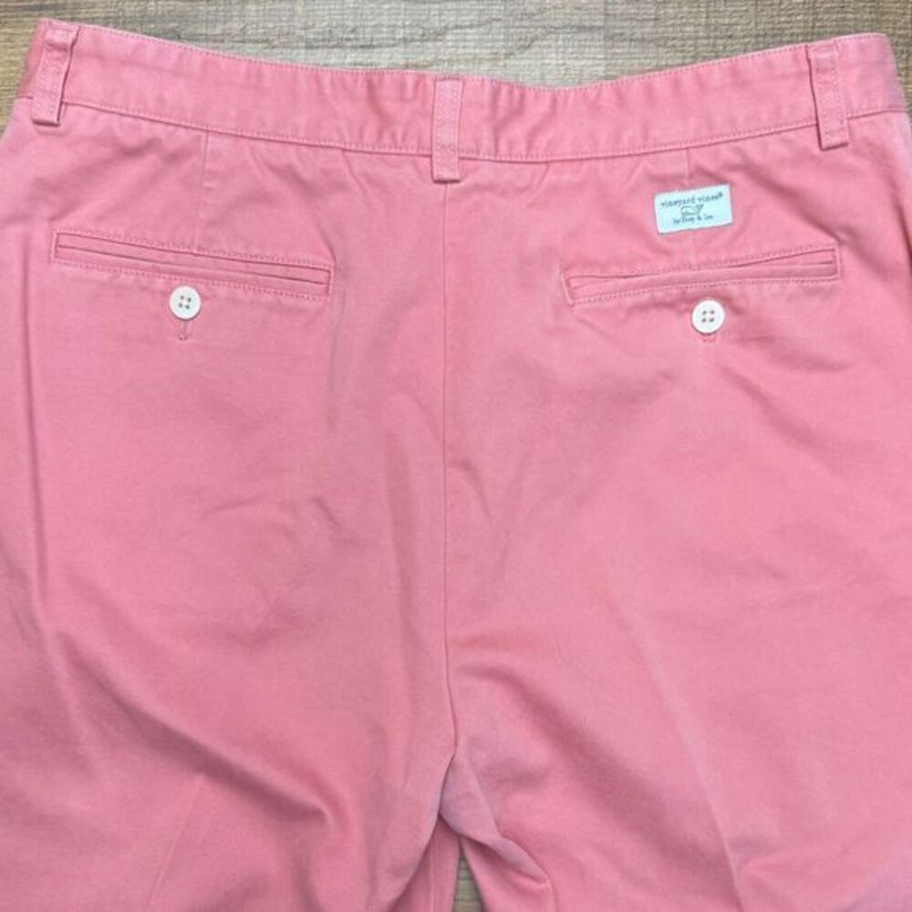 NWT Vineyard Vines Mens 38x30 Pink Club Chino Pants Classic Bright Preppy Easter